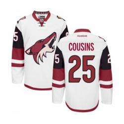 Arizona Coyotes #25 Nick Cousins Authentic White Away Hockey Jersey