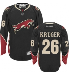 Arizona Coyotes #26 Marcus Kruger Authentic Black Third NHL Jersey