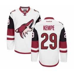 Arizona Coyotes #29 Mario Kempe Authentic White Away Hockey Jersey
