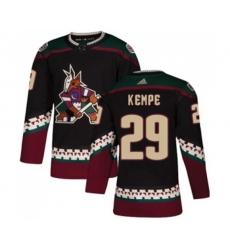 Arizona Coyotes #29 Mario Kempe Premier Black Alternate Hockey Jersey