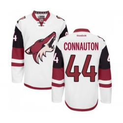 Arizona Coyotes #44 Kevin Connauton Authentic White Away Hockey Jersey