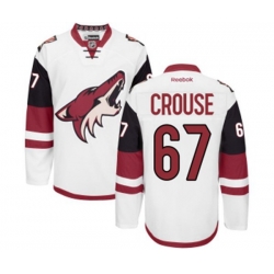 Arizona Coyotes #67 Lawson Crouse Authentic White Away Hockey Jersey