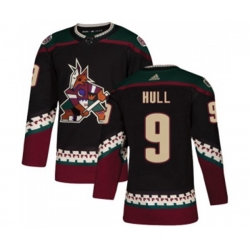 Arizona Coyotes #9 Bobby Hull Authentic Black Alternate Hockey Jersey