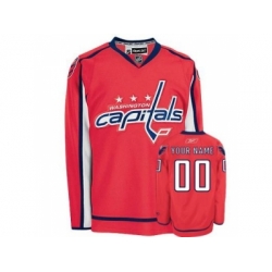 Washington Capitals Customized jersey red home man hockey