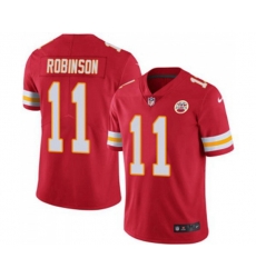 Kansas City Chiefs #11 Demarcus Robinson Red Team Color Vapor Untouchable Limited Player Football Jersey