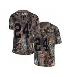 Kansas City Chiefs #24 Jordan Lucas Camo Rush Realtree Limited Football Jersey