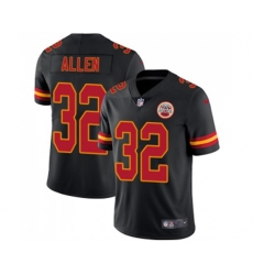 Kansas City Chiefs #32 Marcus Allen Limited Black Rush Vapor Untouchable Football Jersey