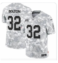 Kansas City Chiefs #32 Nick Bolton 2024 Arctic Camo Stitched Baseball Jersey