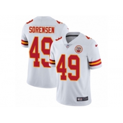 Kansas City Chiefs #49 Daniel Sorensen Vapor Untouchable Limited White NFL Jersey