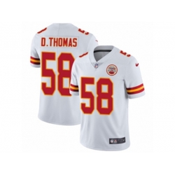 Kansas City Chiefs #58 Derrick Thomas Vapor Untouchable Limited White NFL Jersey