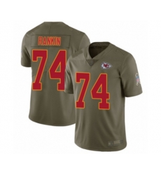 Kansas City Chiefs #74 Martinas Rankin Limited Olive 2017 Salute to Service Football Jersey