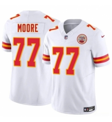 Kansas City Chiefs #77 Jaylon Moore White 2025 F.U.S.E. Vapor Untouchable Limited Football Stitched Jersey