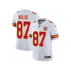 Kansas City Chiefs #87 Travis Kelce Vapor Untouchable Limited White NFL Jersey