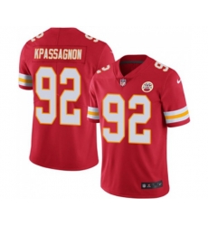 Kansas City Chiefs #92 Tanoh Kpassagnon Red Team Color Vapor Untouchable Limited Player Football Jersey