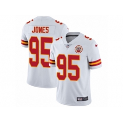 Kansas City Chiefs #95 Chris Jones Vapor Untouchable Limited White NFL Jersey