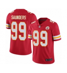 Kansas City Chiefs #99 Khalen Saunders Red Team Color Vapor Untouchable Limited Player Football Jersey