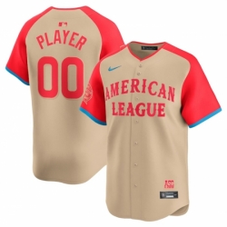 American League Active Player Custom Cream 2024 All Star Limited Stitched Baseball Jersey
