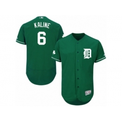 Detroit Tigers #6 Al Kaline Green Celtic Flexbase Authentic Collection MLB Jersey