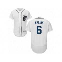 Detroit Tigers #6 Al Kaline White Flexbase Authentic Collection MLB Jersey