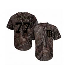 Detroit Tigers #77 Joe Jimenez Authentic Camo Realtree Collection Flex Base MLB Jersey