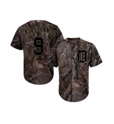 Detroit Tigers #9 Nick Castellanos Camo Realtree Collection Cool Base Stitched MLB Jersey
