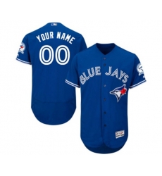 Toronto Blue Jays Customized Blue Alternate Flex Base Authentic Collection Baseball Jersey