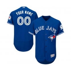Toronto Blue Jays Customized Blue Alternate Flex Base Authentic Collection Baseball Jersey Toronto Blue Jays Customized Blue Alternate Flex Base Authentic Collection Baseball Jersey