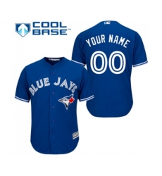Toronto Blue Jays Customized Replica Blue Alternate Baseball Jersey