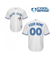 Toronto Blue Jays Customized Replica White Home Baseball Jersey