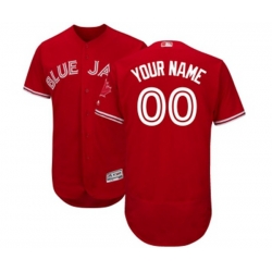Toronto Blue Jays Customized Scarlet Flexbase Authentic Collection Alternate Baseball Jersey Toronto Blue Jays Customized Scarlet Flexbase Authentic Collection Alternate Baseball Jersey