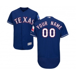Texas Rangers Customized Royal Blue Alternate Flex Base Authentic Collection Baseball Jersey