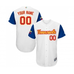 Venezuela Baseball Customized White 2017 World Baseball Classic Authentic Team Jersey