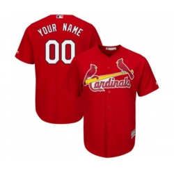 St. Louis Cardinals Customized Replica Red Alternate Cool Base Baseball Jersey