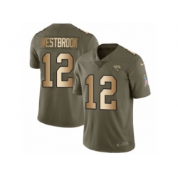 Jacksonville Jaguars #12 Dede Westbrook Limited Olive Gold 2017 Salute to Service NFL Jersey Jacksonville Jaguars #12 Dede Westbrook Limited Olive Gold 2017 Salute to Service NFL Jersey