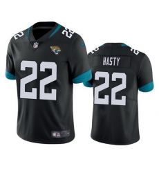 Jacksonville Jaguars #22 JaMycal Hasty Black Vapor Untouchable Limited Stitched Jersey