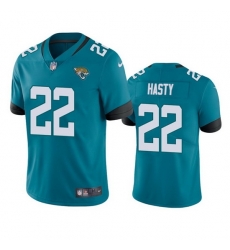 Jacksonville Jaguars #22 JaMycal Hasty Teal Vapor Untouchable Limited Stitched Jersey