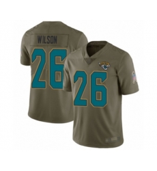 Jacksonville Jaguars #26 Jarrod Wilson Limited Olive 2017 Salute to Service Football Jersey