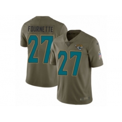 Jacksonville Jaguars #27 Leonard Fournette Limited Olive 2017 Salute to Service NFL Jersey Jacksonville Jaguars #27 Leonard Fournette Limited Olive 2017 Salute to Service NFL Jersey