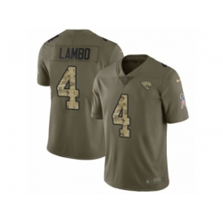 Jacksonville Jaguars #4 Josh Lambo Limited Olive Camo 2017 Salute to Service NFL Jersey Jacksonville Jaguars #4 Josh Lambo Limited Olive Camo 2017 Salute to Service NFL Jersey