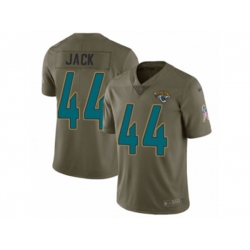 Jacksonville Jaguars #44 Myles Jack Limited Olive 2017 Salute to Service NFL Jersey Jacksonville Jaguars #44 Myles Jack Limited Olive 2017 Salute to Service NFL Jersey