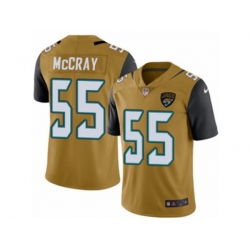 Jacksonville Jaguars #55 Lerentee McCray Limited Gold Rush Vapor Untouchable NFL Jersey Jacksonville Jaguars #55 Lerentee McCray Limited Gold Rush Vapor Untouchable NFL Jersey