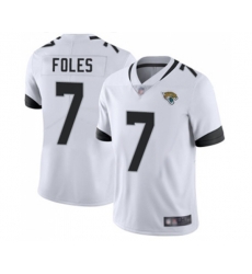 Jacksonville Jaguars #7 Nick Foles White Vapor Untouchable Limited Player Football Jersey