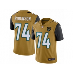 Jacksonville Jaguars #74 Cam Robinson Limited Gold Rush Vapor Untouchable NFL Jersey Jacksonville Jaguars #74 Cam Robinson Limited Gold Rush Vapor Untouchable NFL Jersey