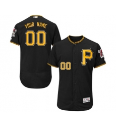 Pittsburgh Pirates Customized Black Alternate Flex Base Authentic Collection Baseball Jersey