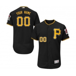 Pittsburgh Pirates Customized Black Alternate Flex Base Authentic Collection Baseball Jersey