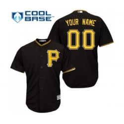 Pittsburgh Pirates Customized Replica Black Alternate Cool Base Baseball Jersey