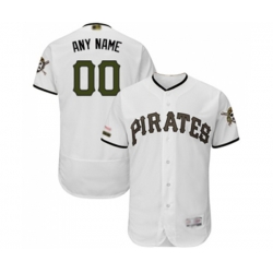 Pittsburgh Pirates Customized White Alternate Authentic Collection Flex Base Baseball Jersey