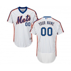 New York Mets Customized White Alternate Flex Base Authentic Collection Baseball Jersey New York Mets Customized White Alternate Flex Base Authentic Collection Baseball Jersey