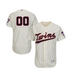 Minnesota Twins Customized Authentic Cream Alternate Flex Base Authentic Collection Baseball Jersey