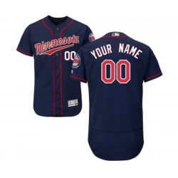 Minnesota Twins Customized Authentic Navy Blue Alternate Flex Base Authentic Collection Baseball Jersey Minnesota Twins Customized Authentic Navy Blue Alternate Flex Base Authentic Collection Baseball Jersey